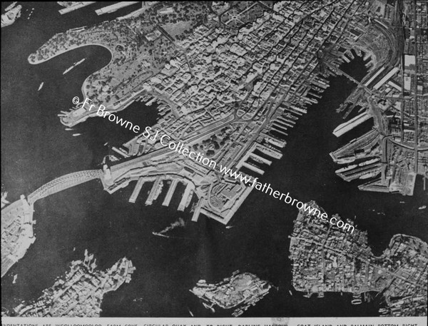 AERIAL VIEW OF SYDNEY NOT TAKEN BY FR.BROWNE